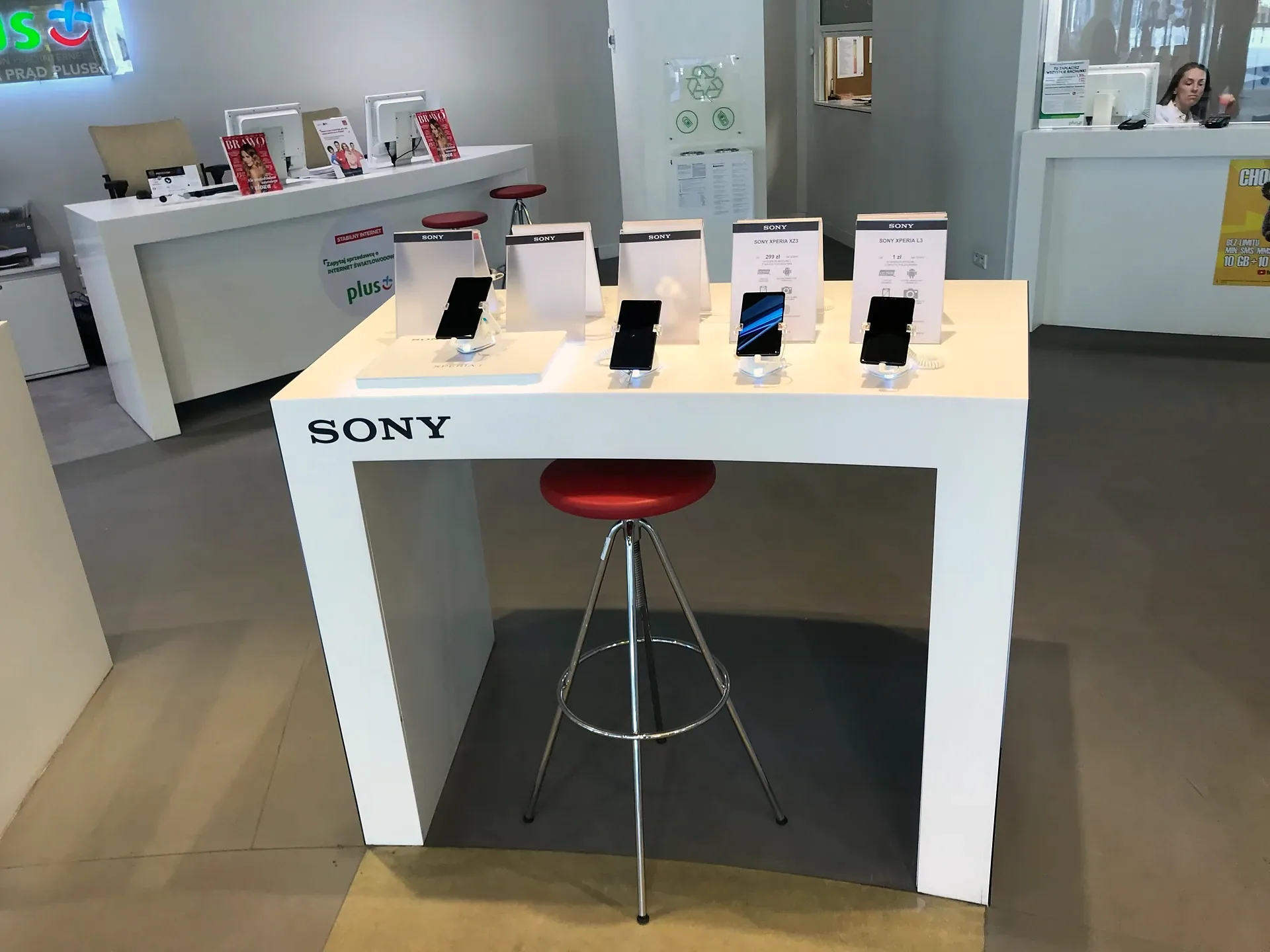Branding ekspozycji Sony