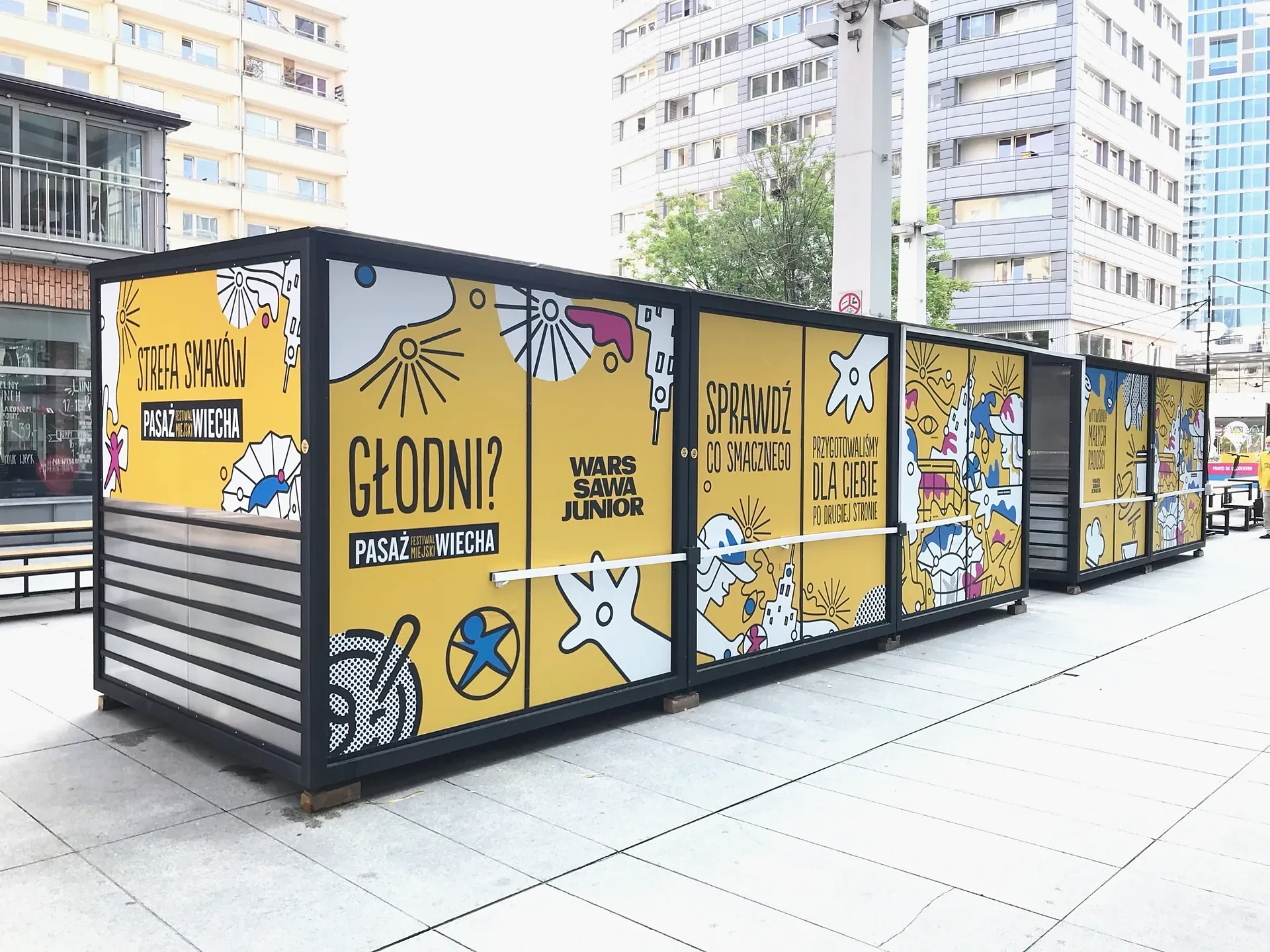 Grafika reklamowa kiosku
