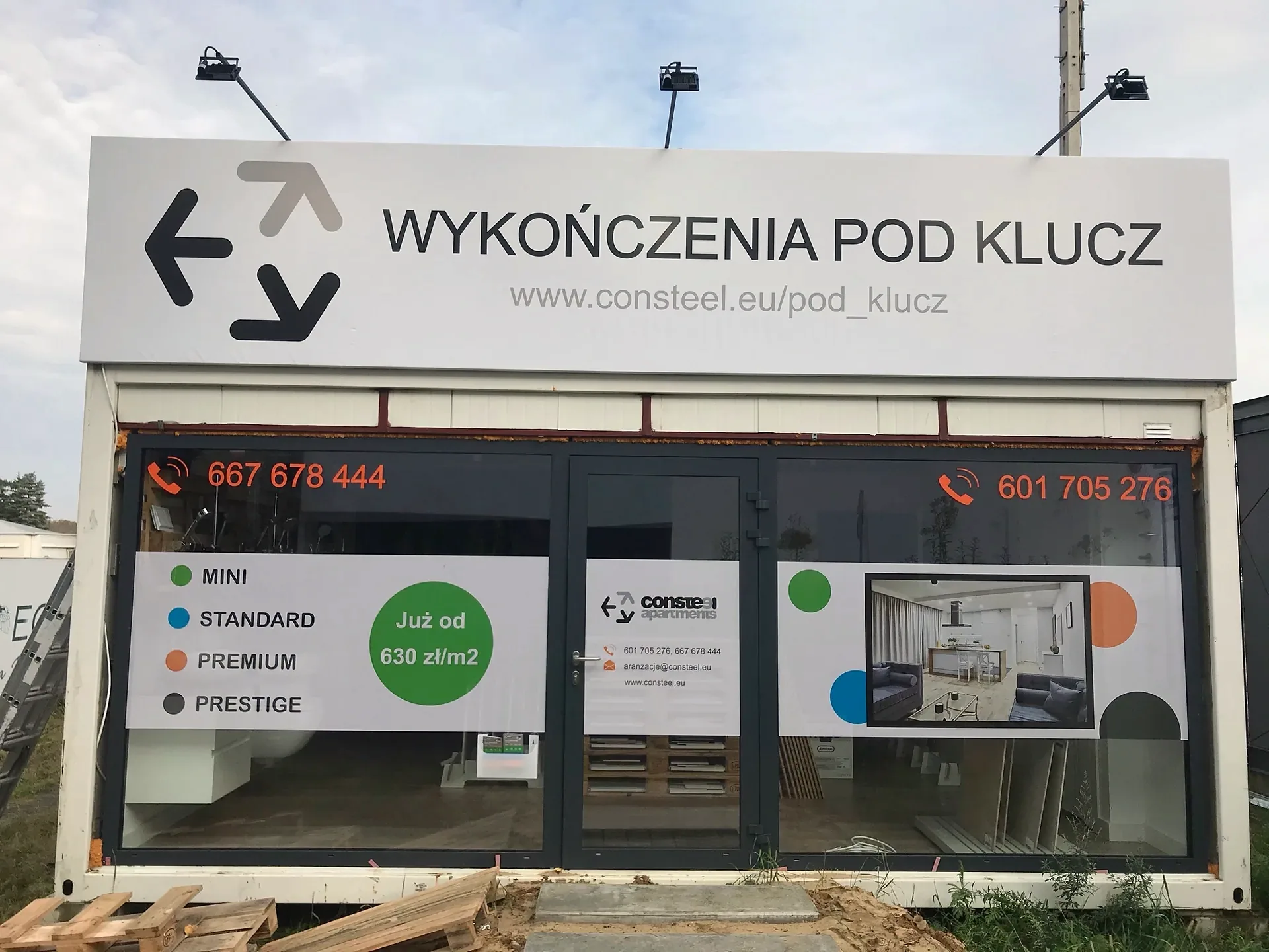 Witryna Wykończenia pod klucz