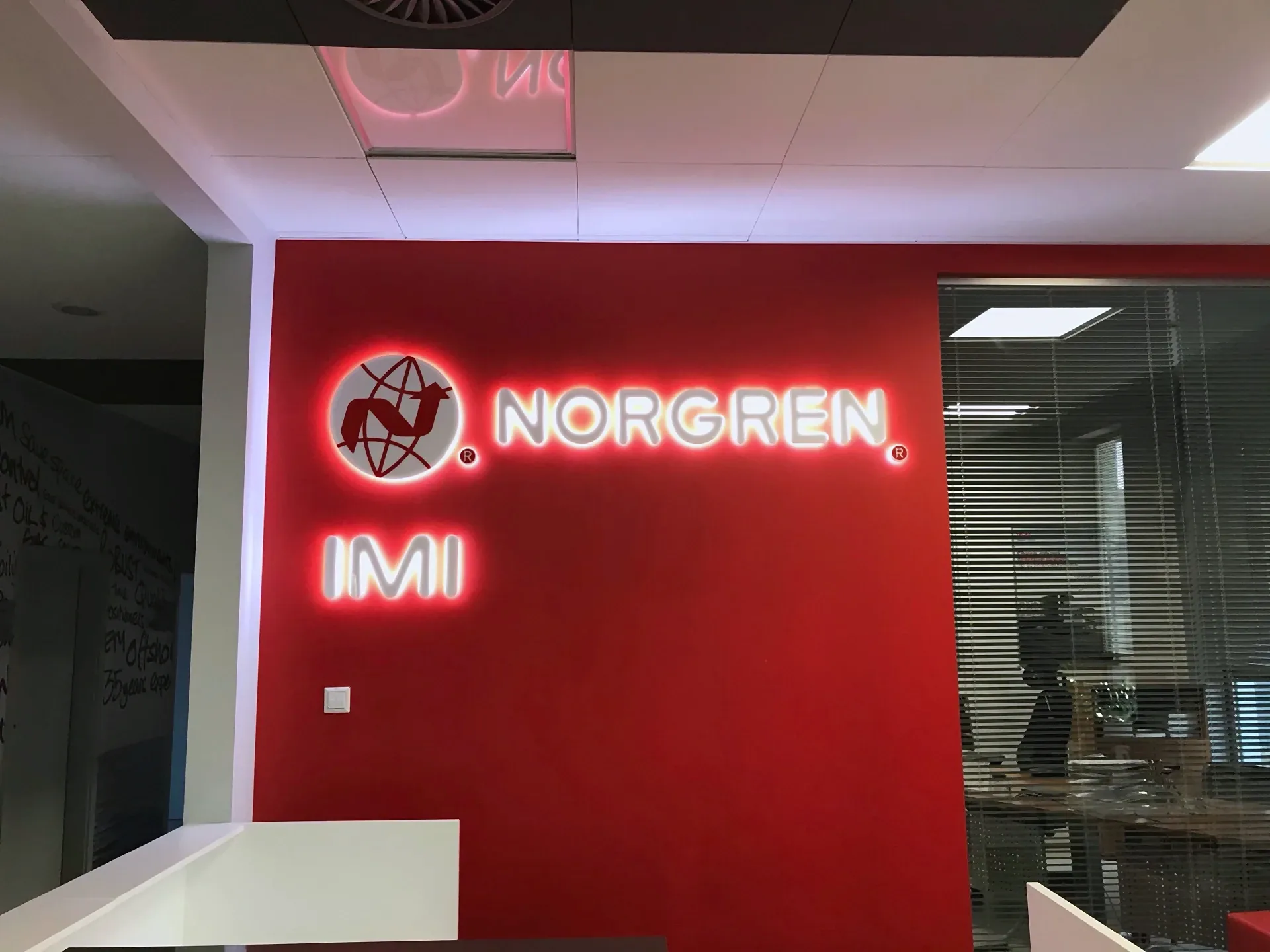 Branding recepcji Norgren i IMI