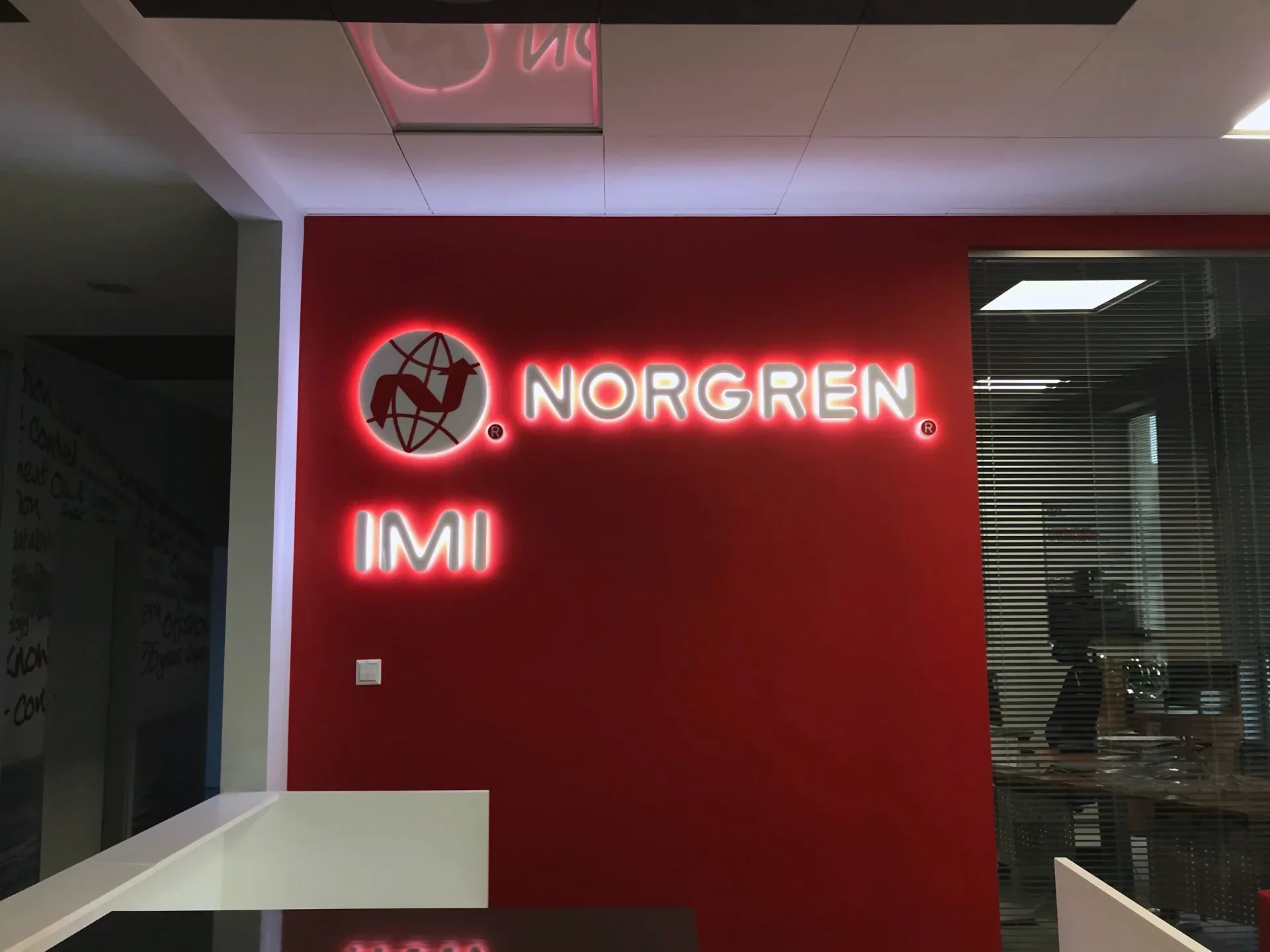 Branding recepcji Norgren i IMI