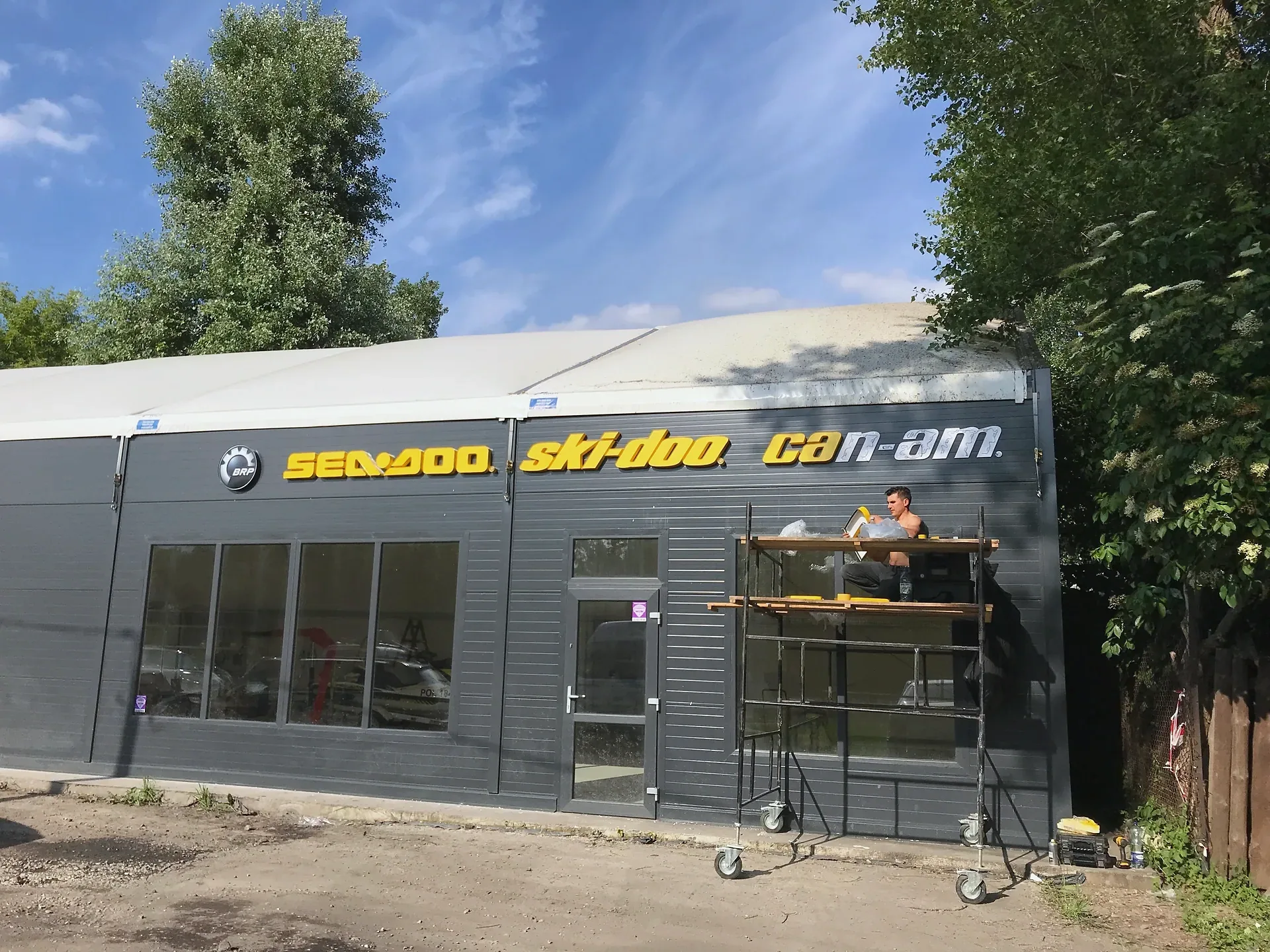 Szyldy Sea-Doo, Ski-Doo i Can-Am