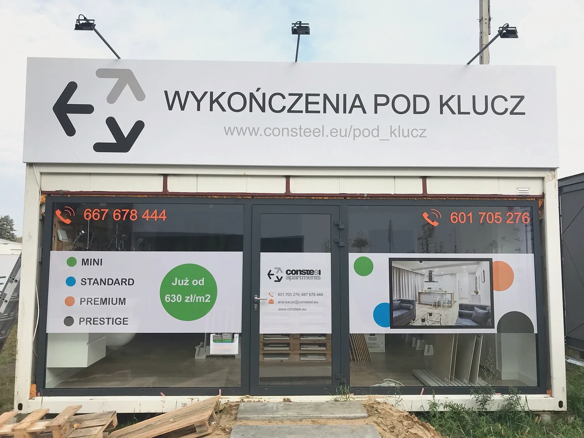 Witryna Wykończenia pod klucz