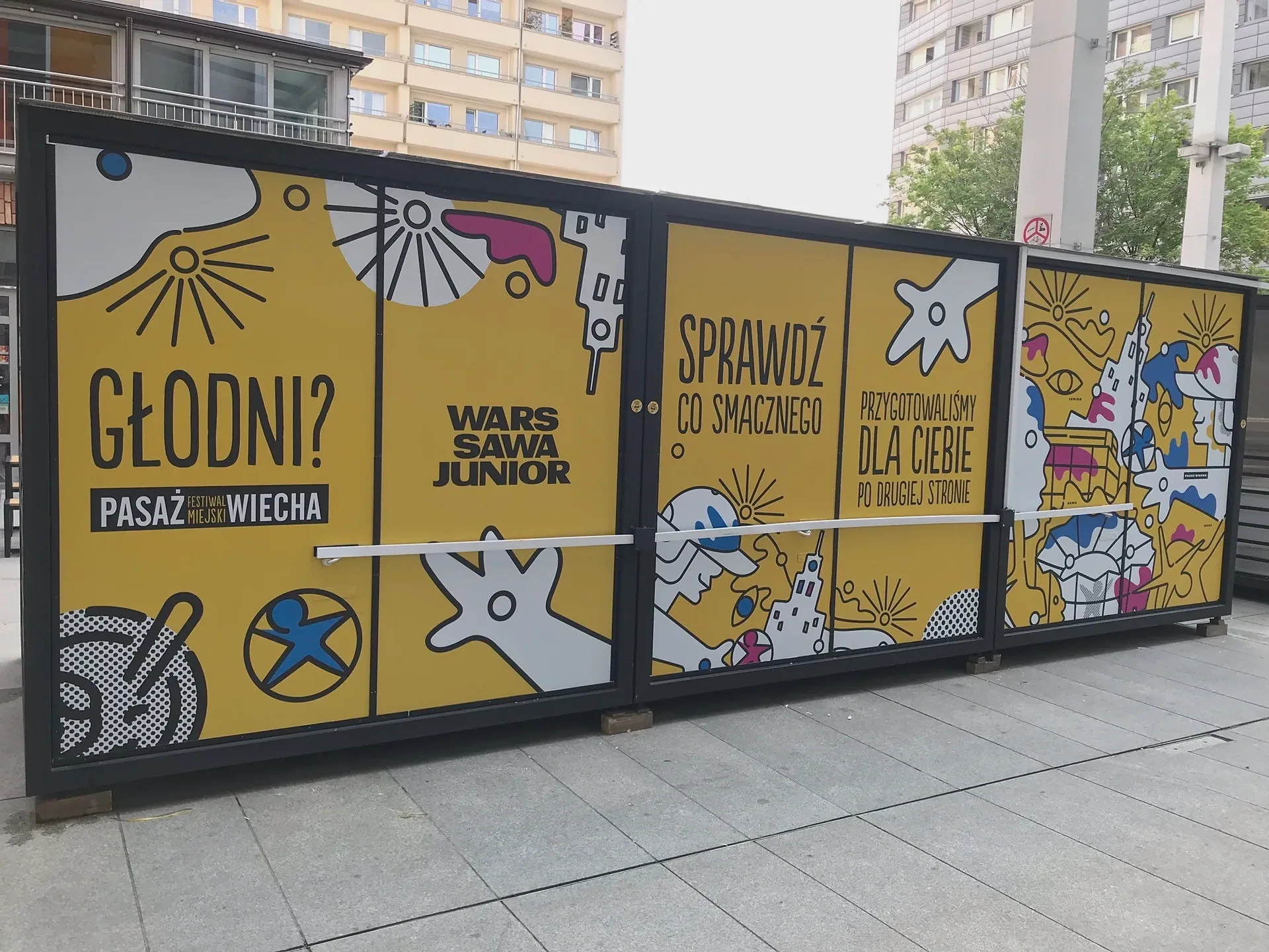 Grafika reklamowa kiosku