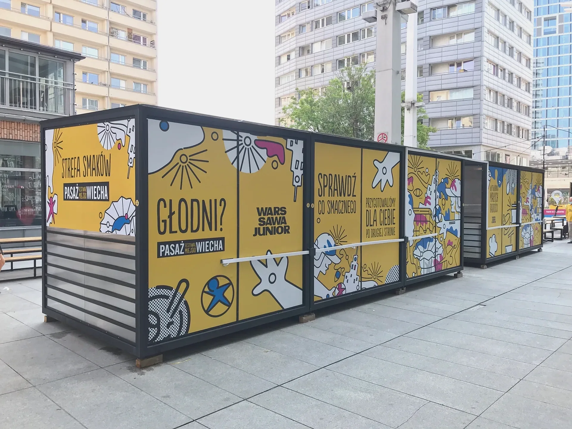 Grafika reklamowa kiosku