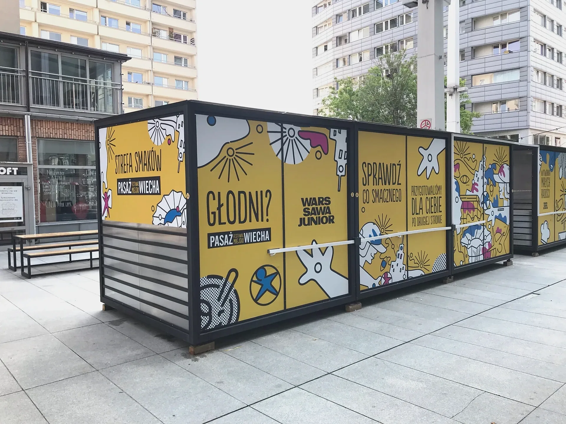 Grafika reklamowa kiosku