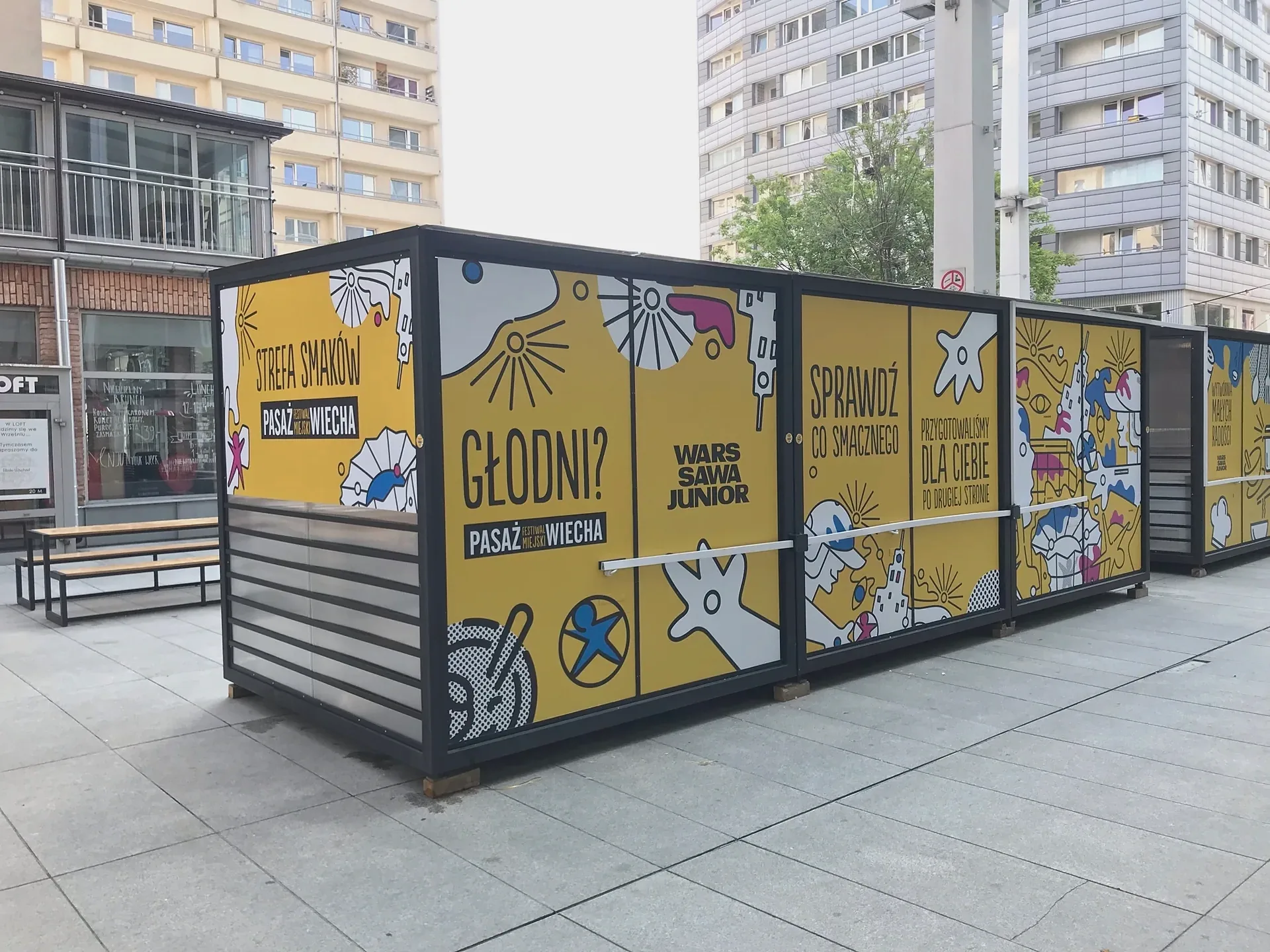 Grafika reklamowa kiosku