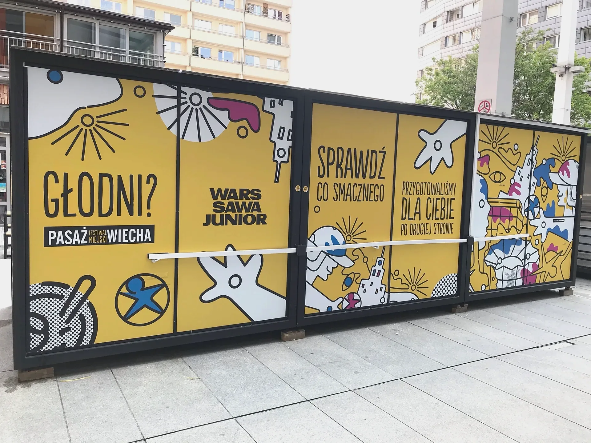 Grafika reklamowa kiosku
