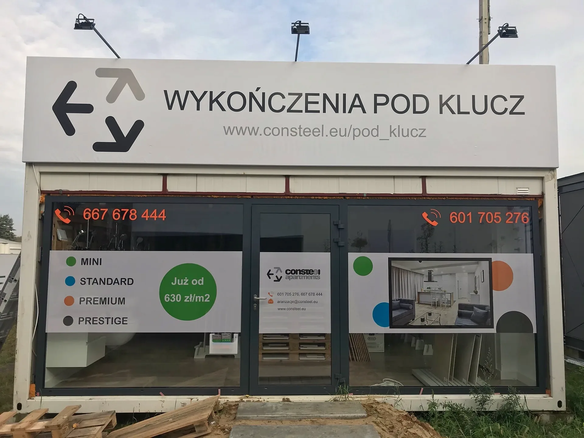 Witryna Wykończenia pod klucz