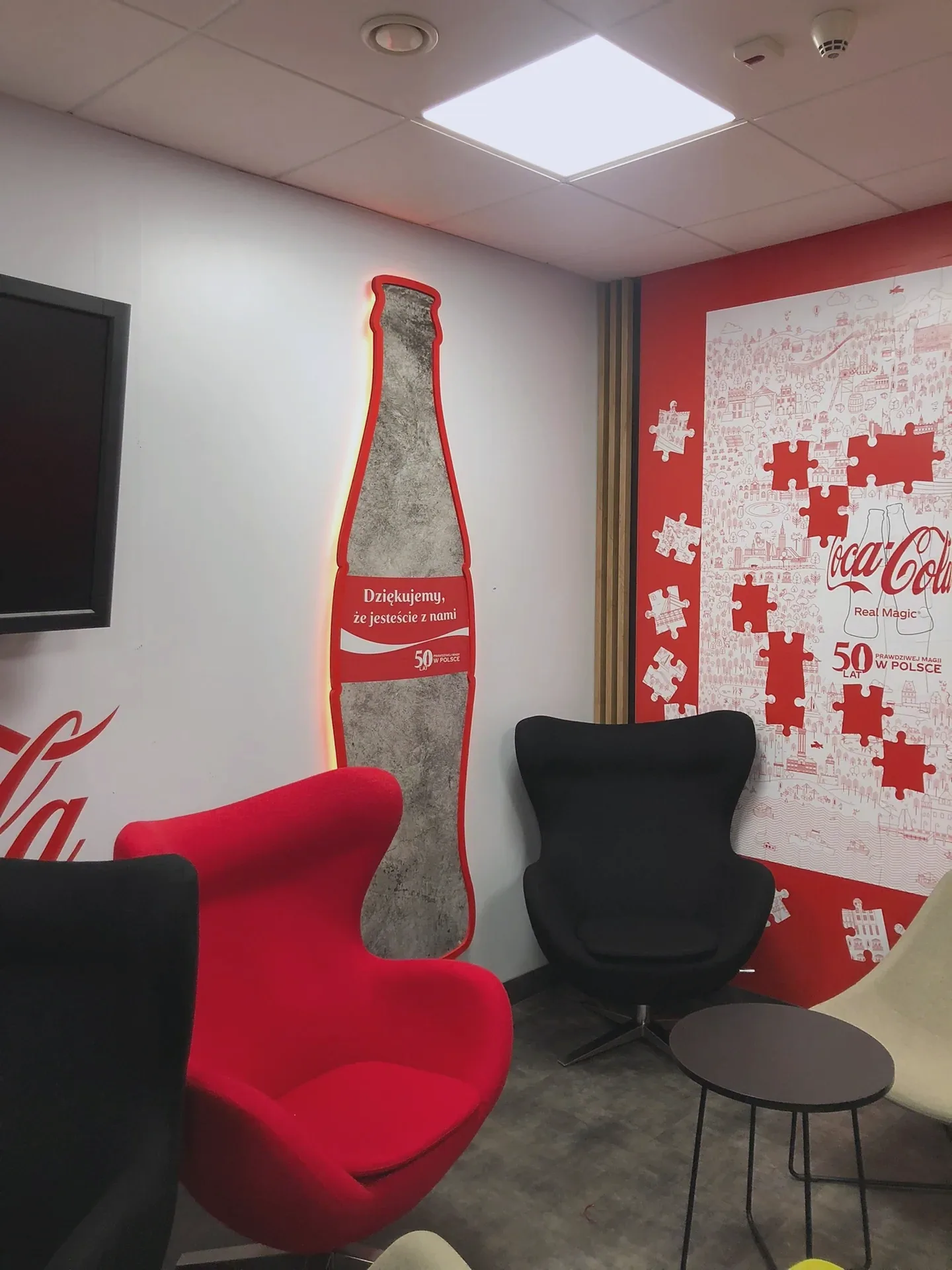 Branding wnętrza Coca-Cola